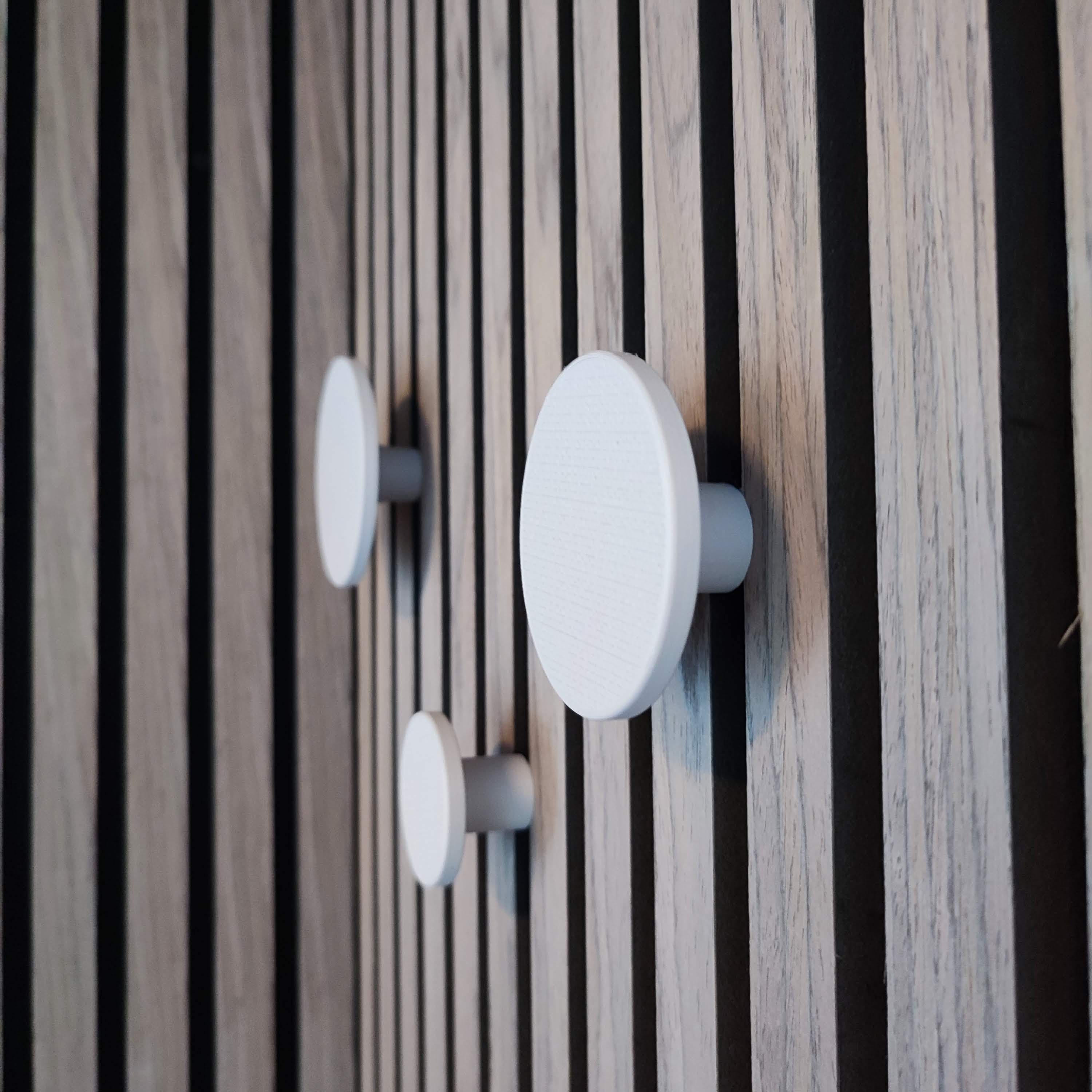 Disc Luna– set od 3 kuka za akustične panele